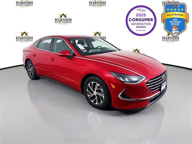 2021 Hyundai Sonata Hybrid Blue — Sedan — 58,602 mi — Everett, WA