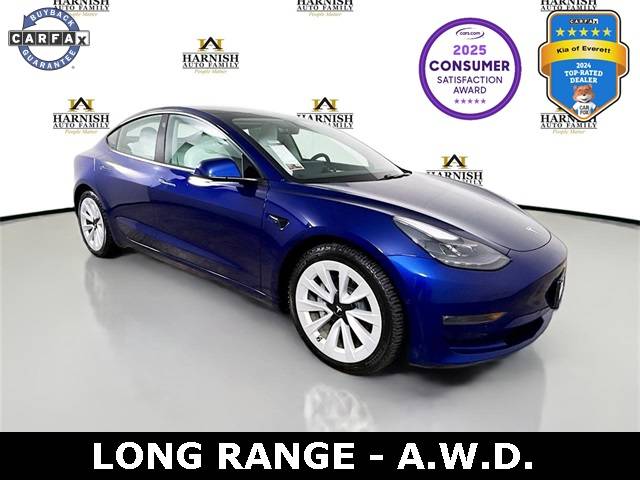 2021 Tesla Model 3 Long Range — Sedan — 45,113 mi — Everett, WA