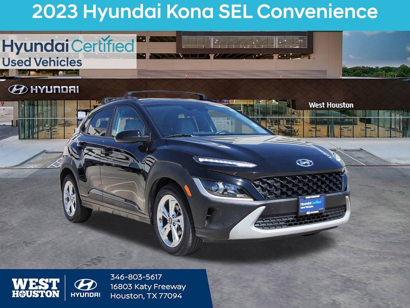 2023 Hyundai Kona SEL — SUV — 42,644 mi — Houston, TX