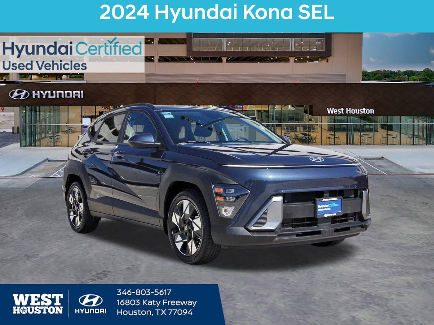 2024 Hyundai Kona SEL — SUV — 36,488 mi — Houston, TX