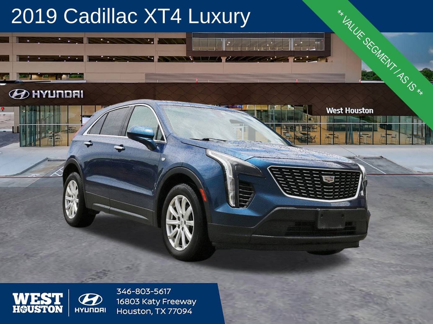 2019 Cadillac XT4 Luxury — SUV — 80,678 mi — Houston, TX