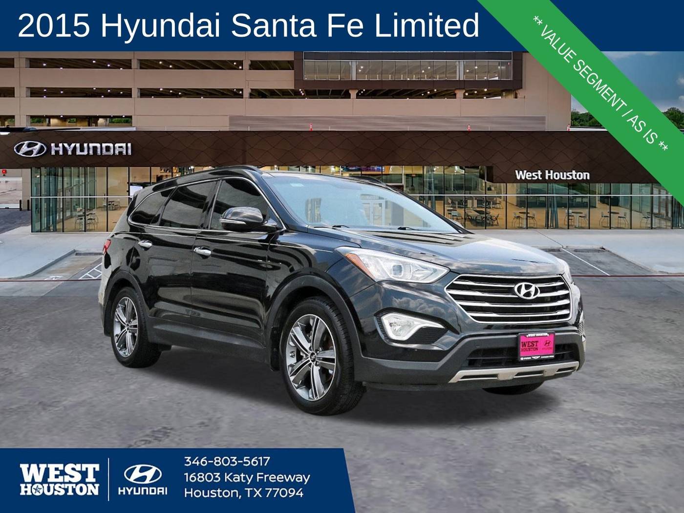 2015 Hyundai Santa Fe Limited — SUV — 83,966 mi — Houston, TX