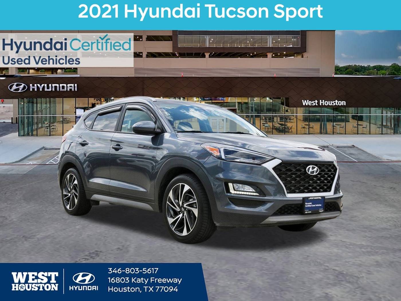 2021 Hyundai Tucson Sport — SUV — 57,624 mi — Houston, TX