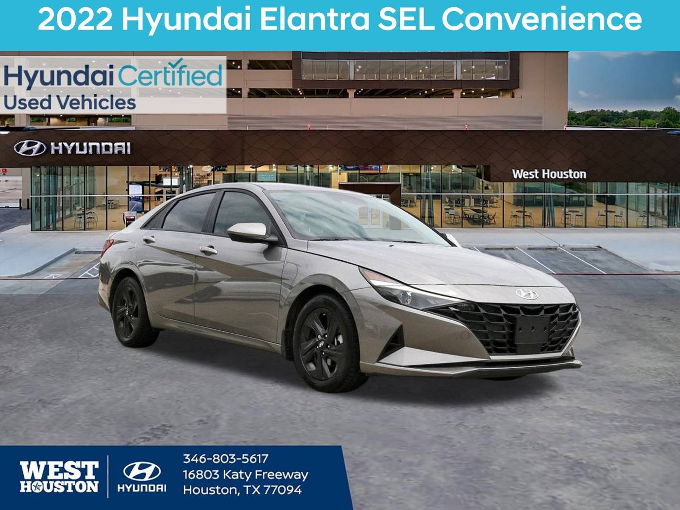 2022 Hyundai Elantra SEL — Sedan — 47,103 mi — Houston, TX