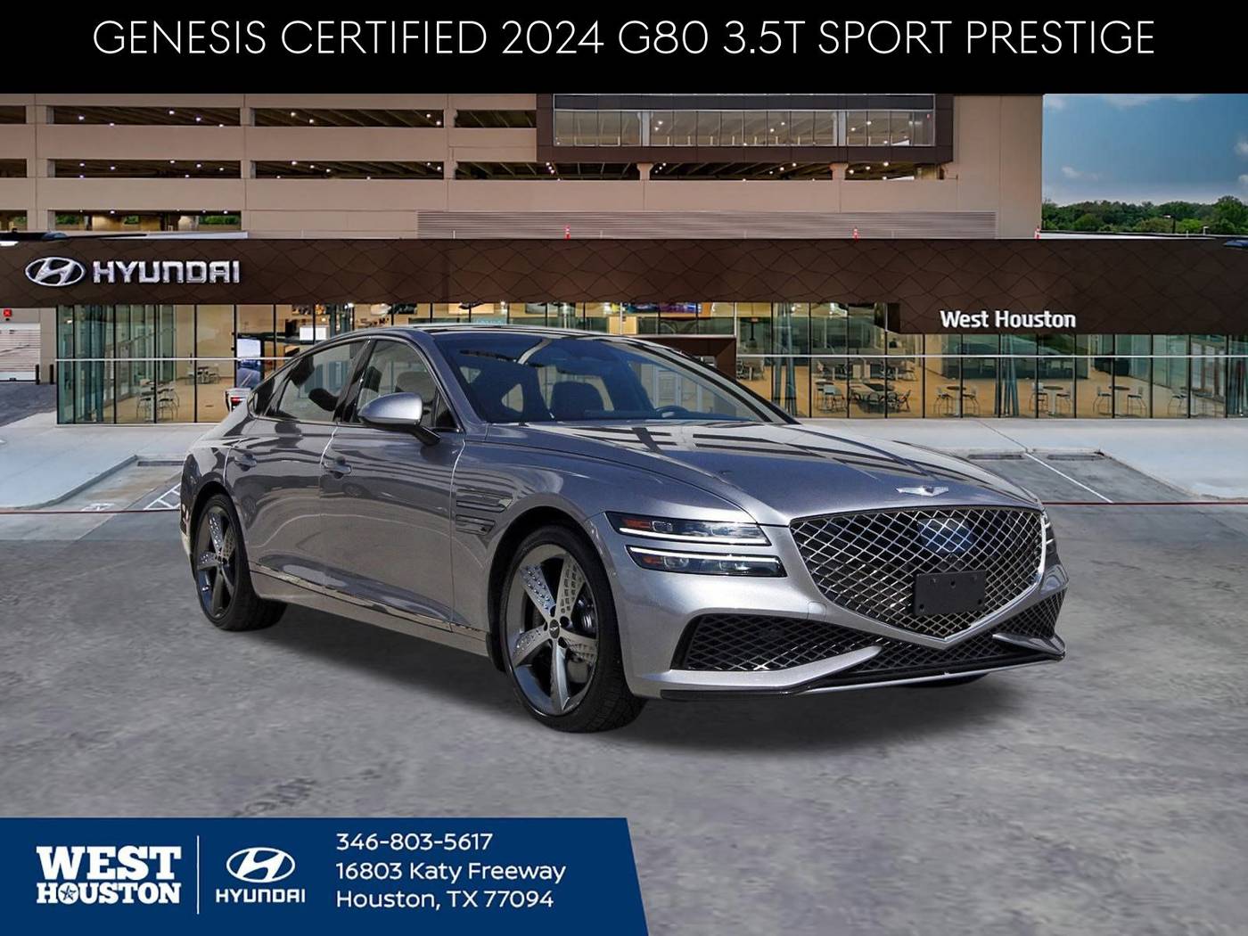 2024 Genesis G80 3.5T Sport — Sedan — 32,081 mi — Houston, TX