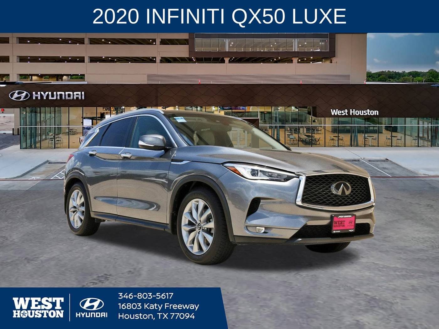 2020 INFINITI QX50 LUXE — SUV — 59,500 mi — Houston, TX