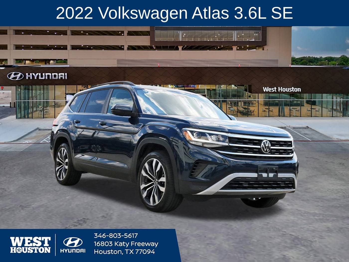 2022 Volkswagen Atlas SE with Technology — SUV — 27,924 mi — Houston, TX