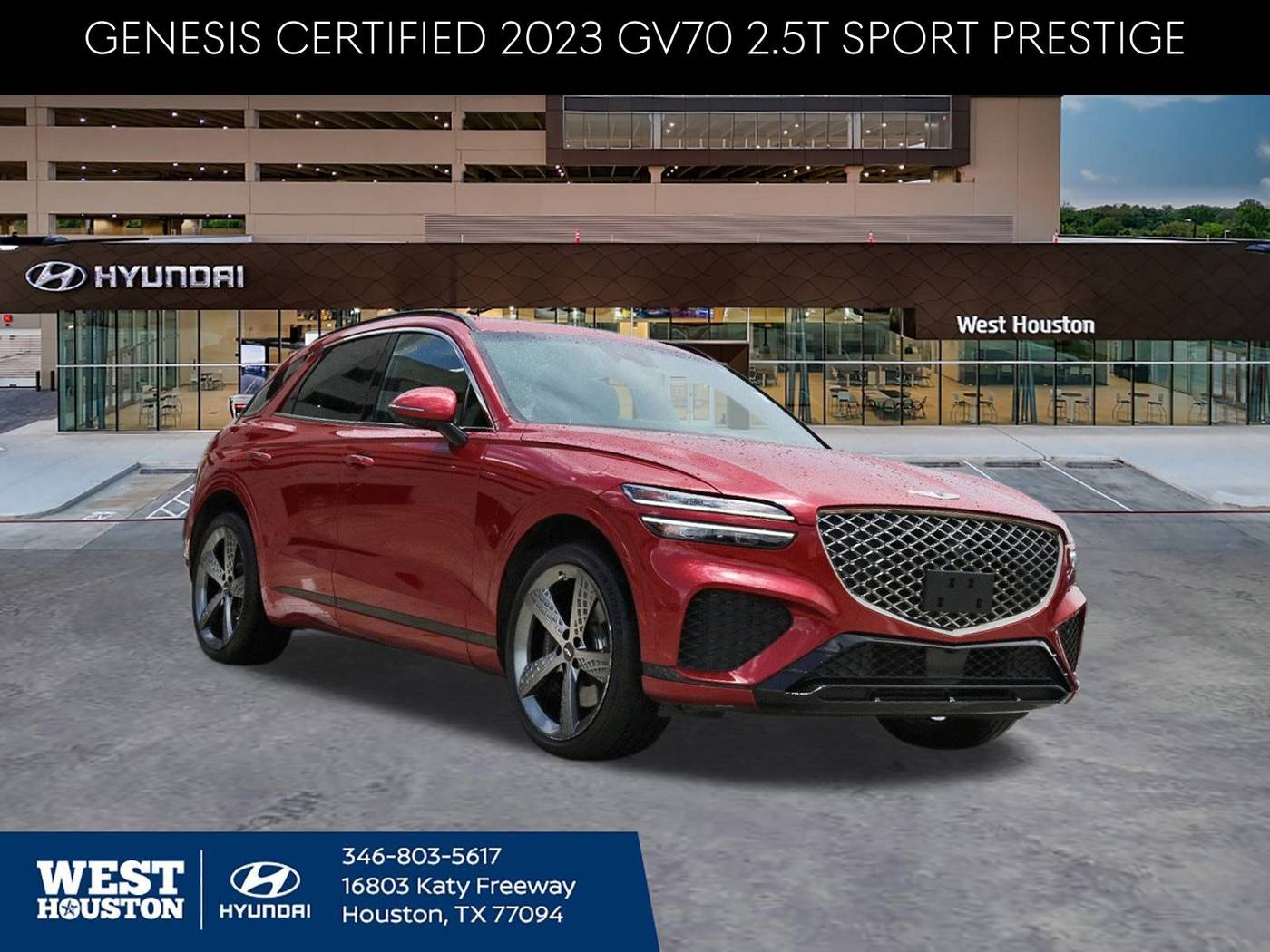 2023 Genesis GV70 2.5T — SUV — 52,515 mi — Houston, TX