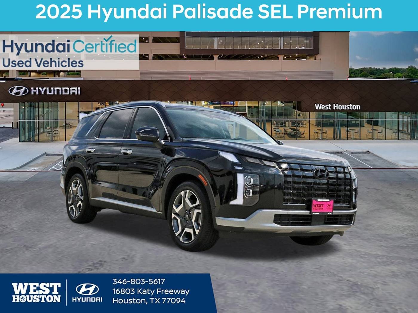 2025 Hyundai Palisade SEL Premium — SUV — 4,804 mi — Houston, TX