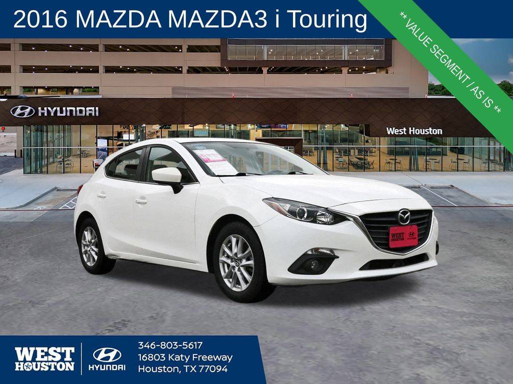 2016 Mazda Mazda3 i Touring — Hatchback — 68,524 mi — Houston, TX