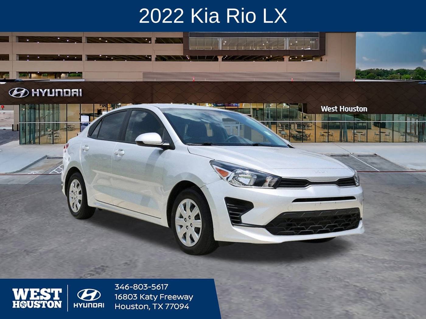2022 Kia Rio LX — Sedan — 72,572 mi — Houston, TX