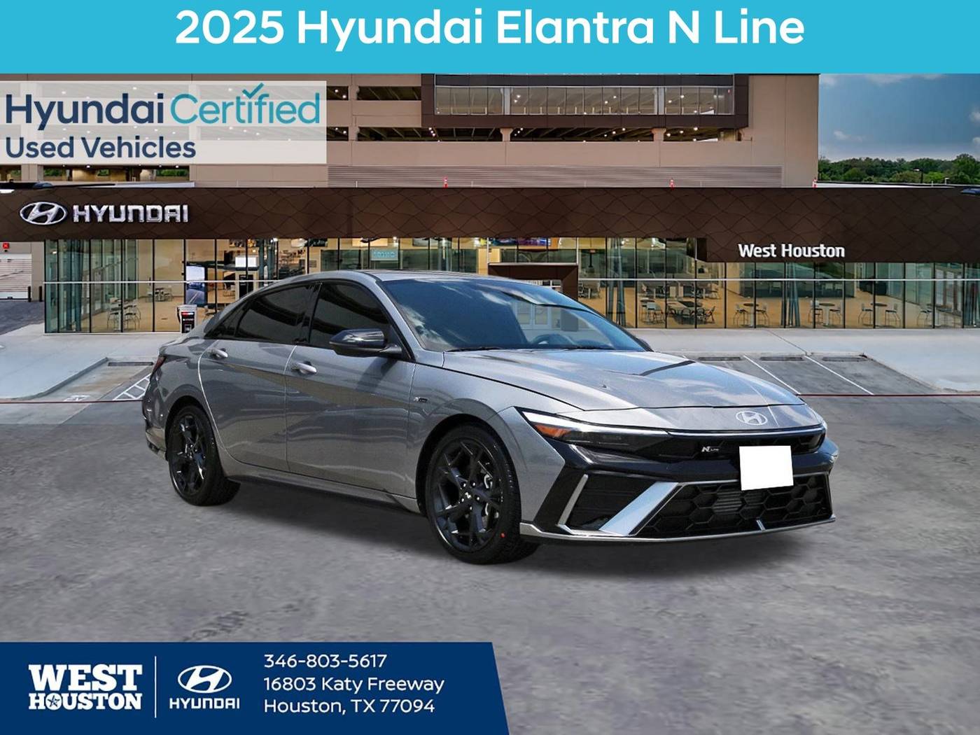 2025 Hyundai Elantra N Line — Sedan — 1,810 mi — Houston, TX