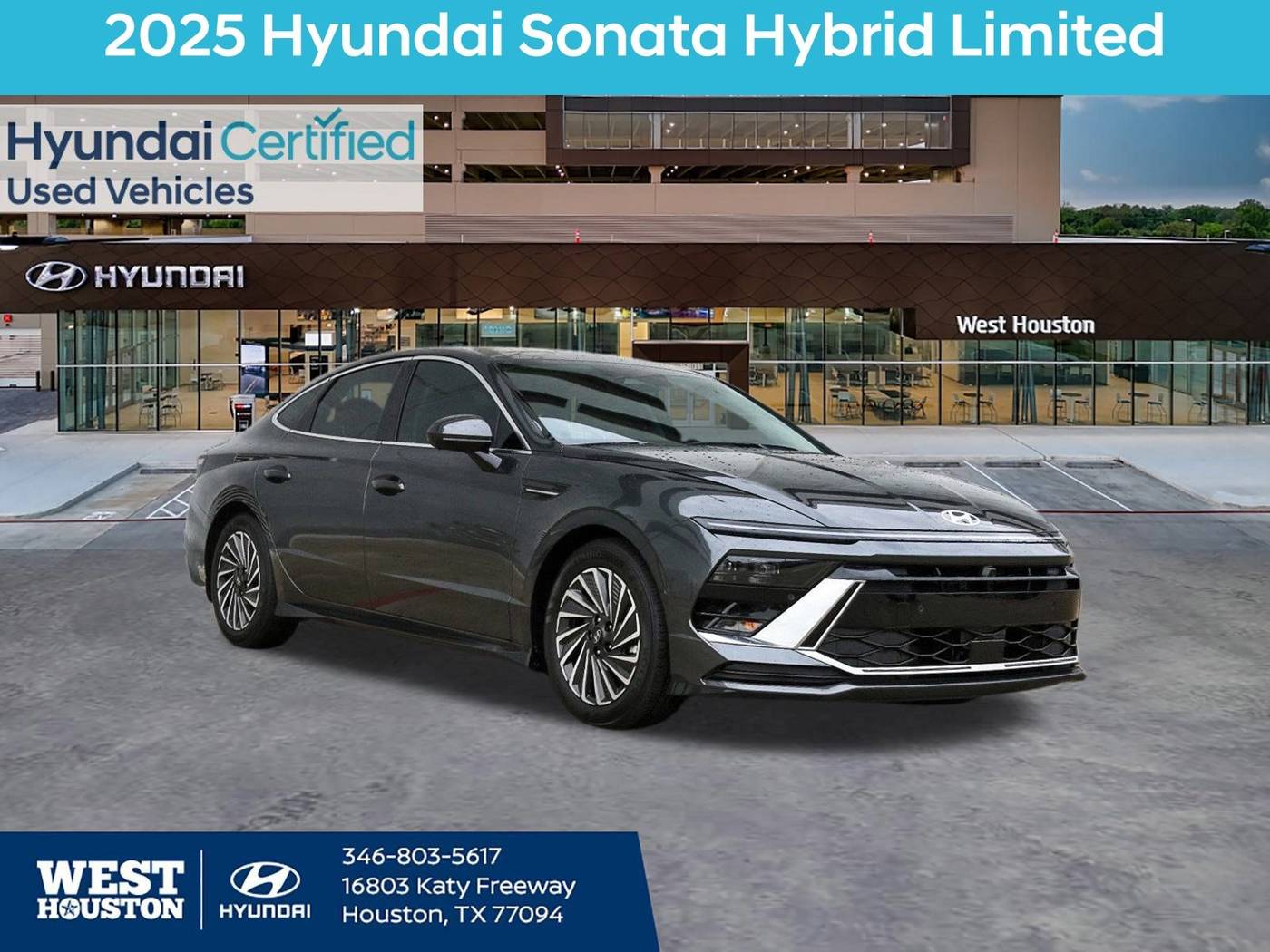 2025 Hyundai Sonata Hybrid Limited — Sedan — 2,003 mi — Houston, TX
