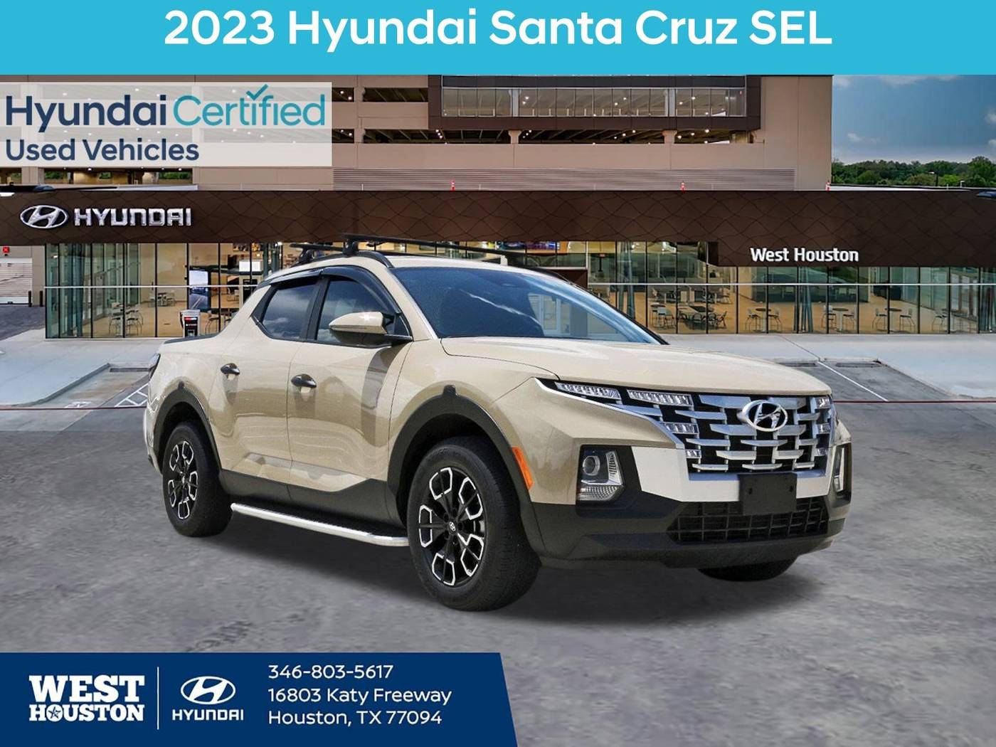 2023 Hyundai Santa Cruz SEL — Pickup Truck — 33,772 mi — Houston, TX
