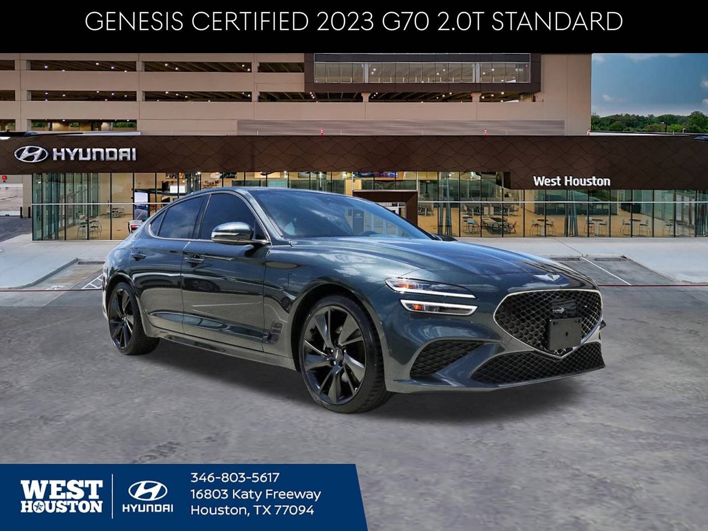 2023 Genesis G70 2.0T — Sedan — 15,818 mi — Houston, TX