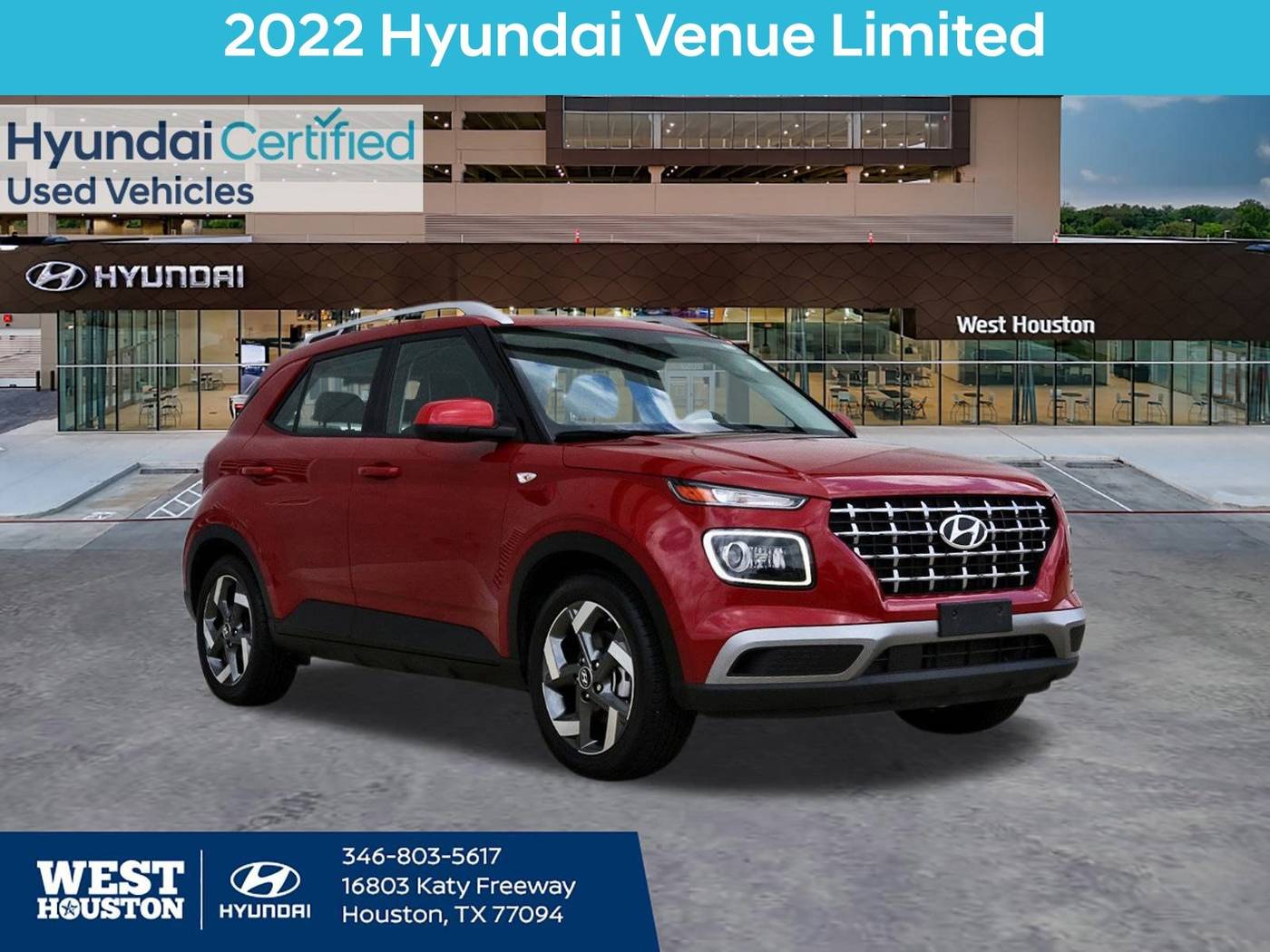 2022 Hyundai Venue Limited — SUV — 9,700 mi — Houston, TX