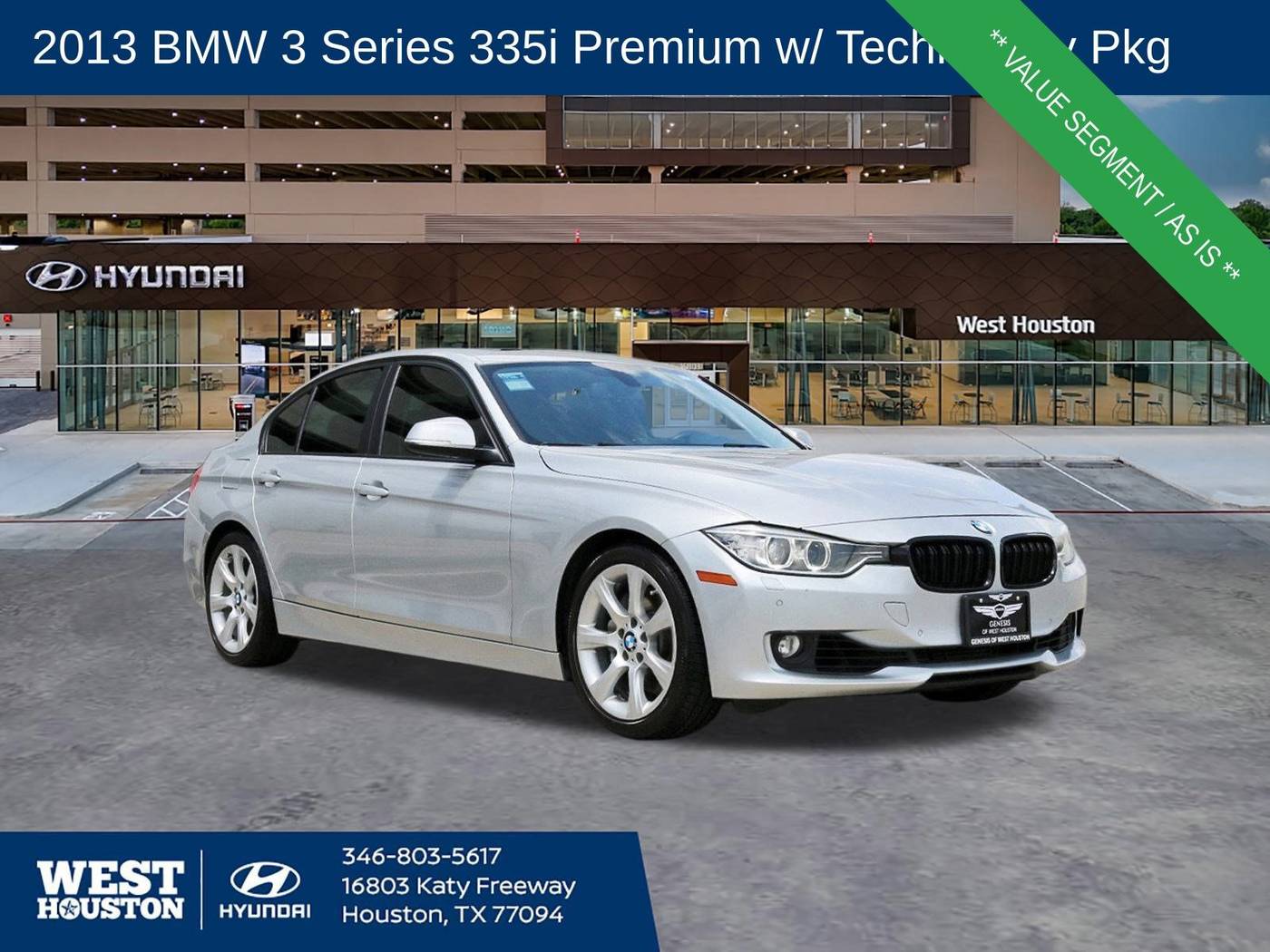2013 BMW 3 Series 335i — Sedan — 125,312 mi — Houston, TX