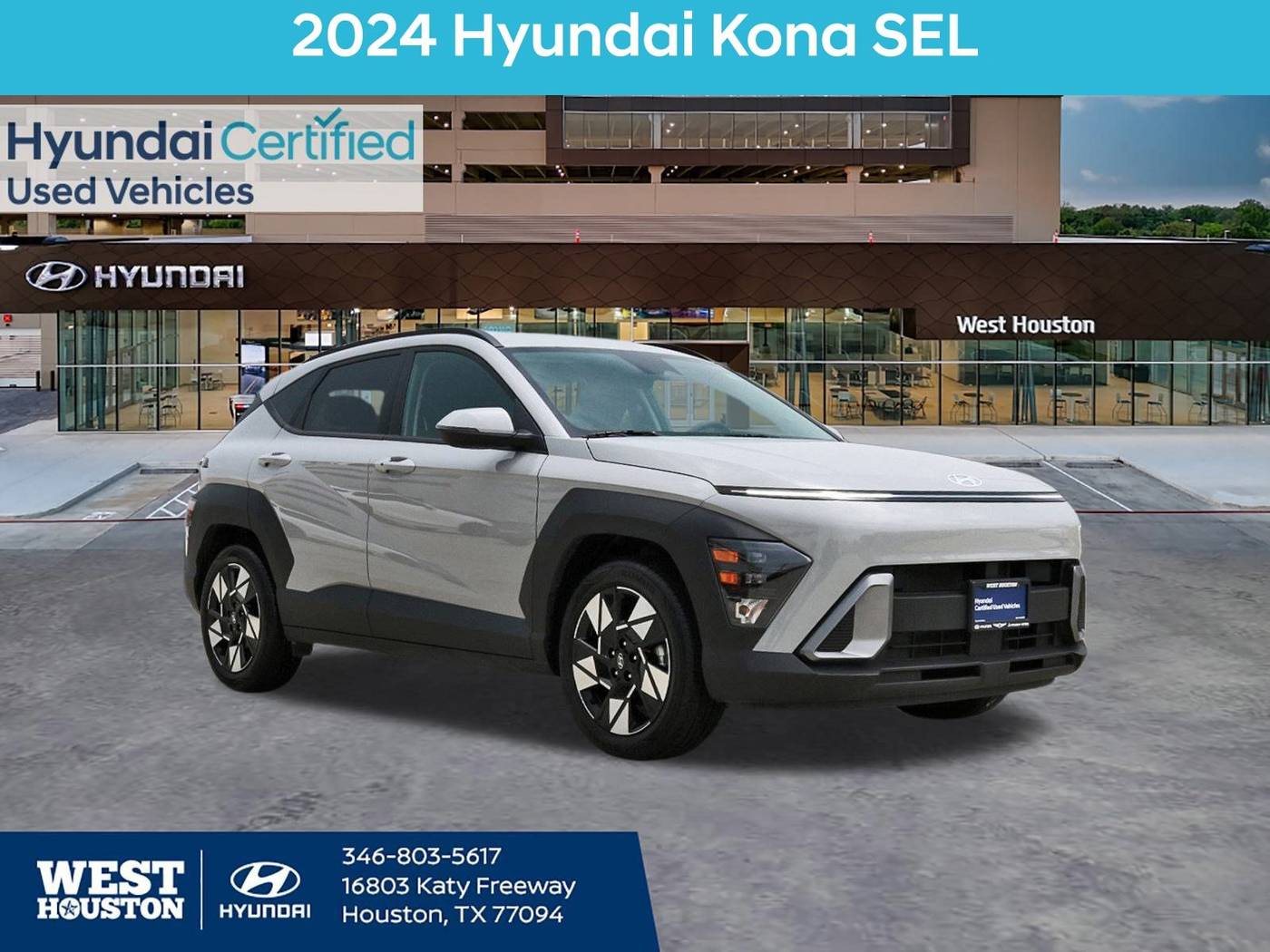 2024 Hyundai Kona SEL — SUV — 26,273 mi — Houston, TX
