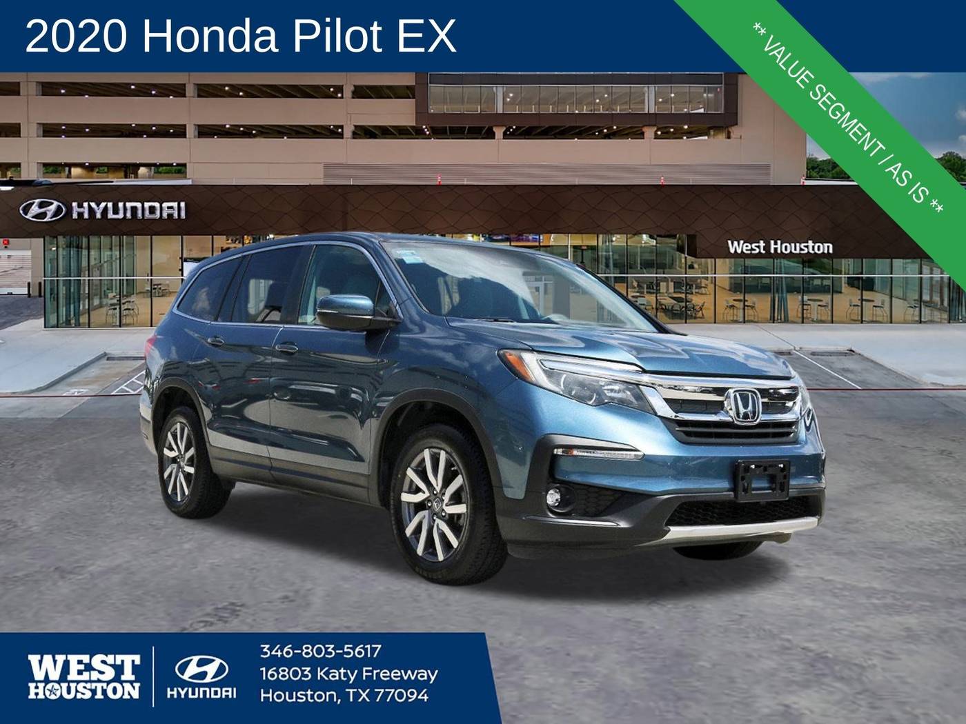 2020 Honda Pilot EX — SUV — 79,585 mi — Houston, TX
