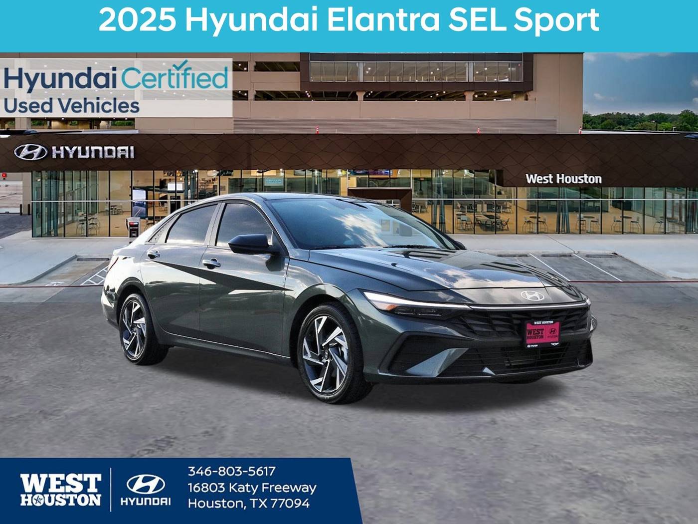 2025 Hyundai Elantra SEL Sport — Sedan — 5,685 mi — Houston, TX