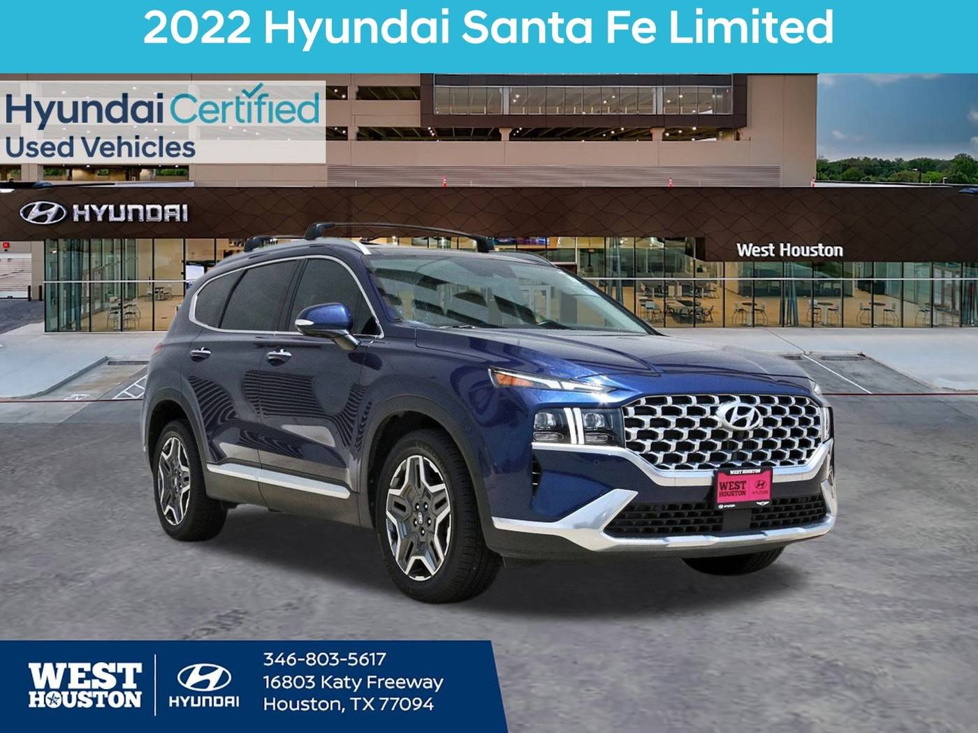 2022 Hyundai Santa Fe Limited — SUV — 55,682 mi — Houston, TX