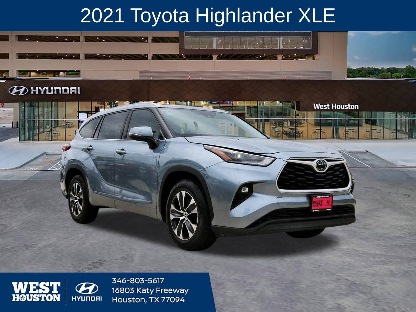 2021 Toyota Highlander XLE — SUV — 66,442 mi — Houston, TX