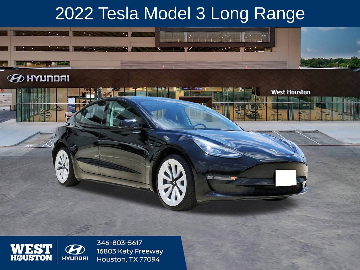 2022 Tesla Model 3 Long Range — Sedan — 51,034 mi — Houston, TX