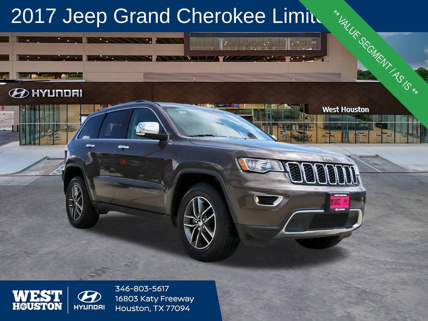 2017 Jeep Grand Cherokee Limited — SUV — 99,651 mi — Houston, TX