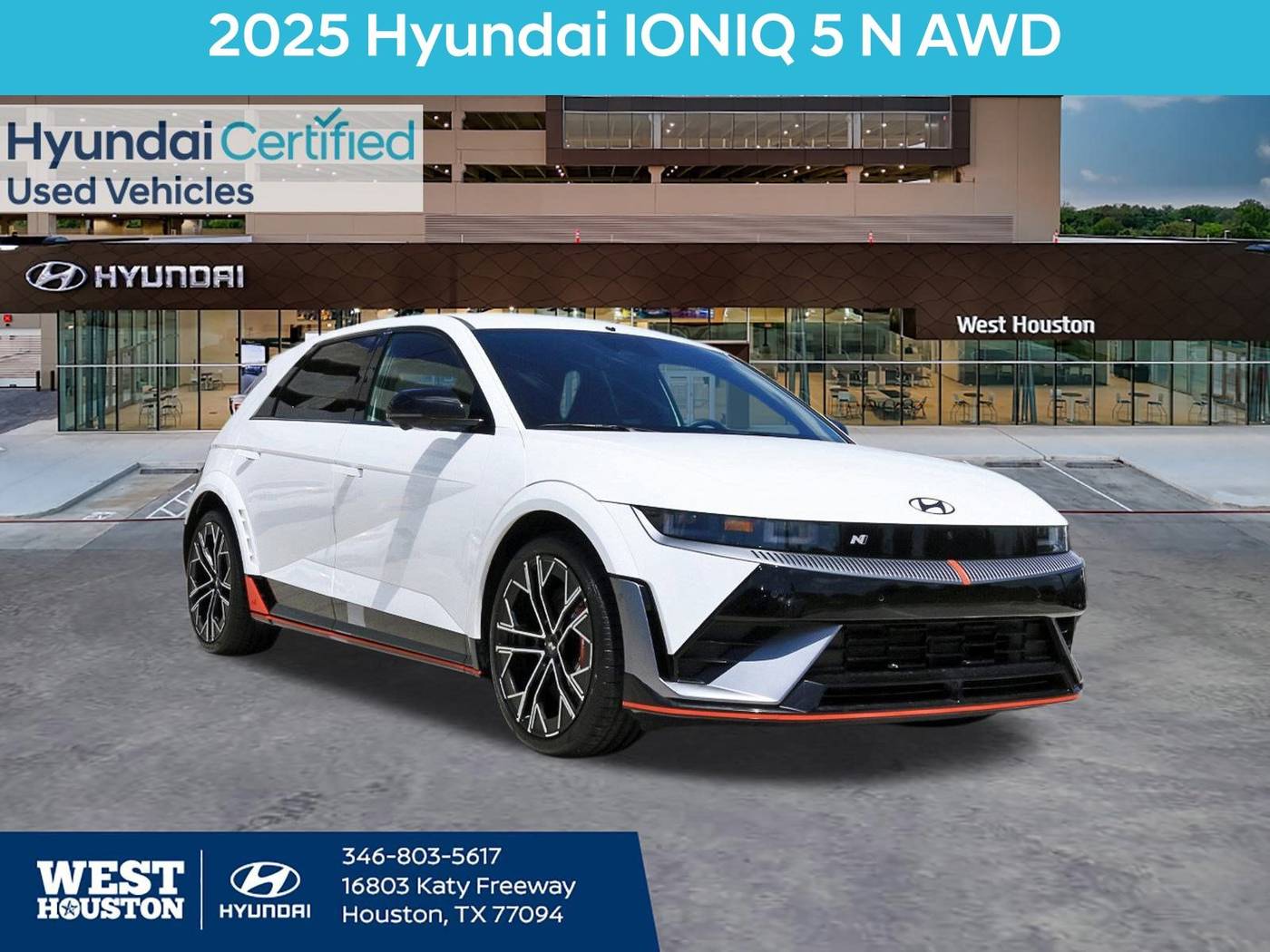 2025 Hyundai IONIQ 5 N — SUV — 2,913 mi — Houston, TX