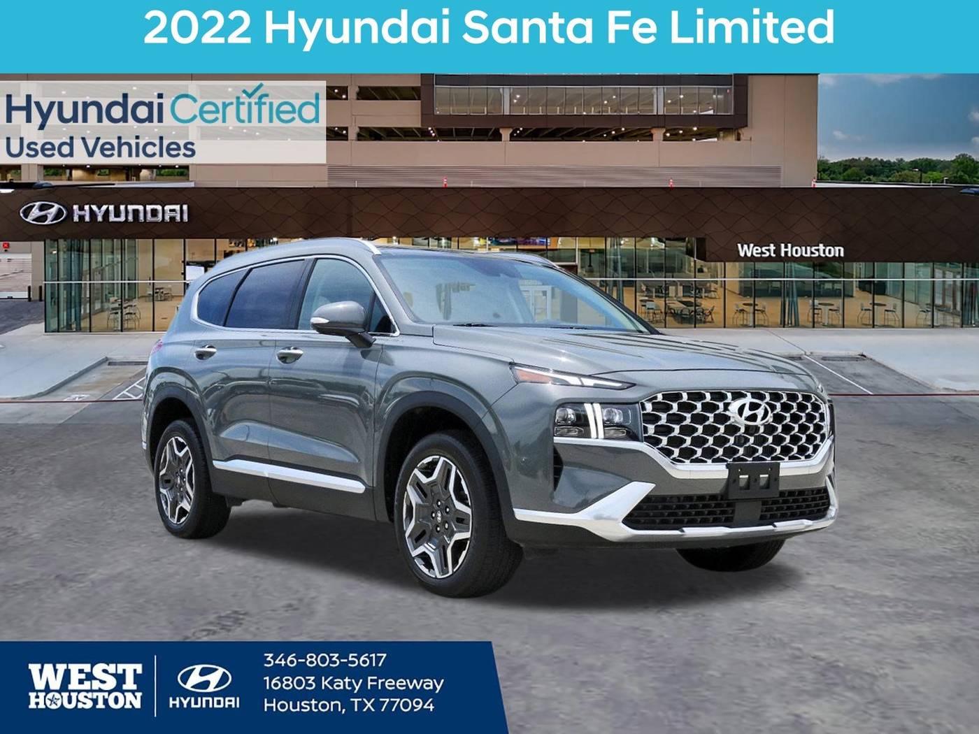 2022 Hyundai Santa Fe Limited — SUV — 15,712 mi — Houston, TX