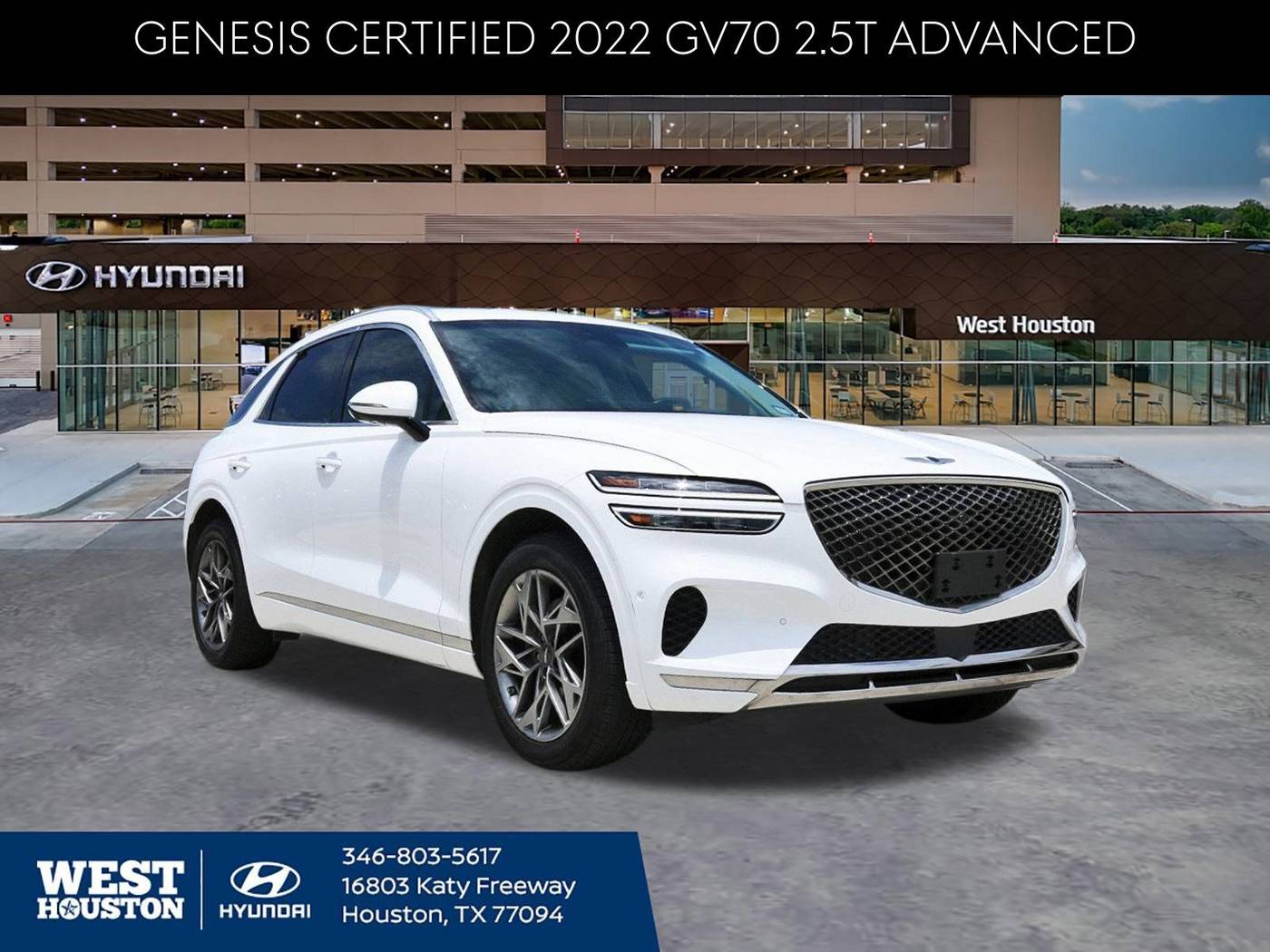 2022 Genesis GV70 2.5T — SUV — 35,683 mi — Houston, TX