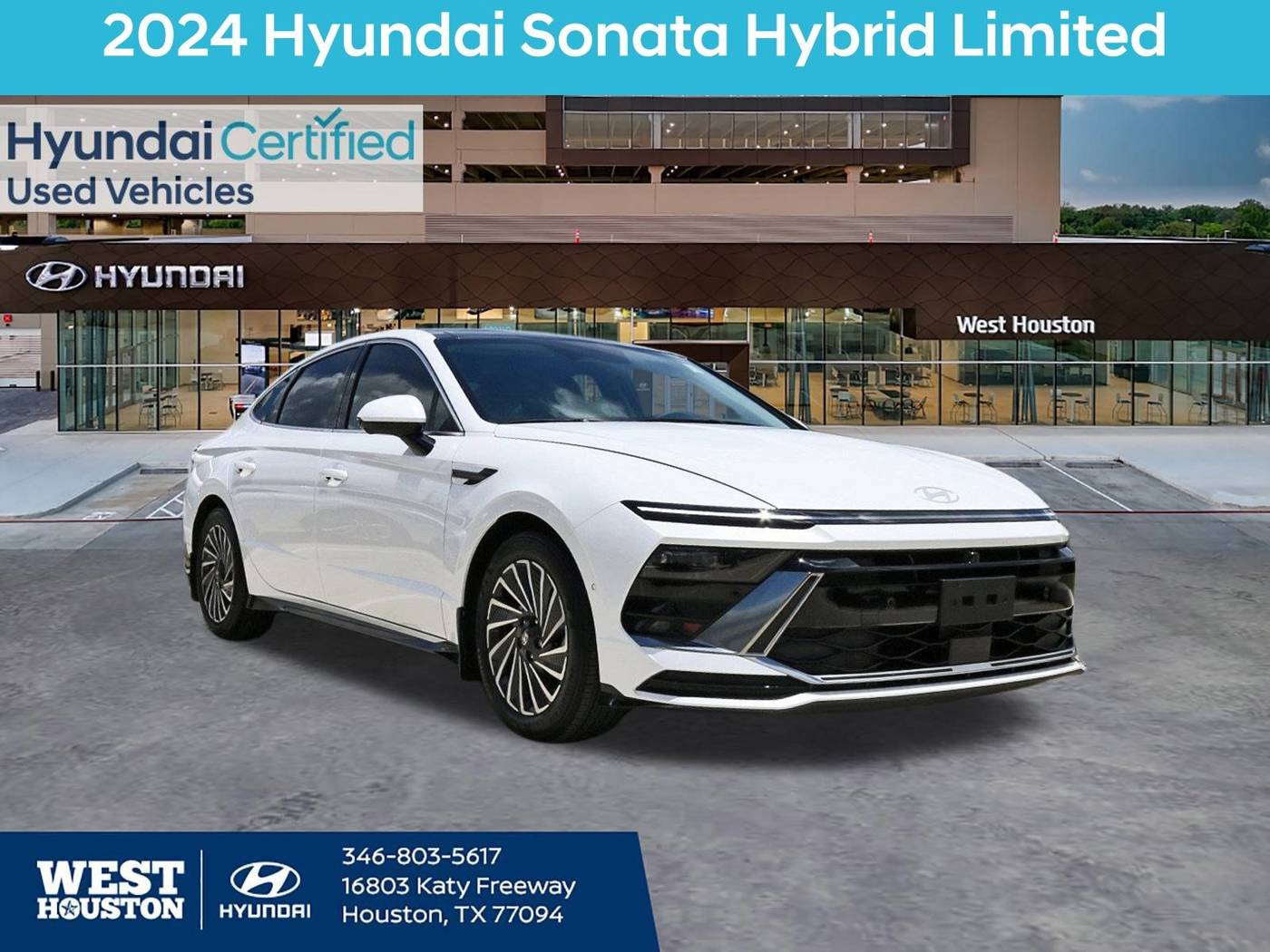 2024 Hyundai Sonata Hybrid Limited — Sedan — 22,468 mi — Houston, TX
