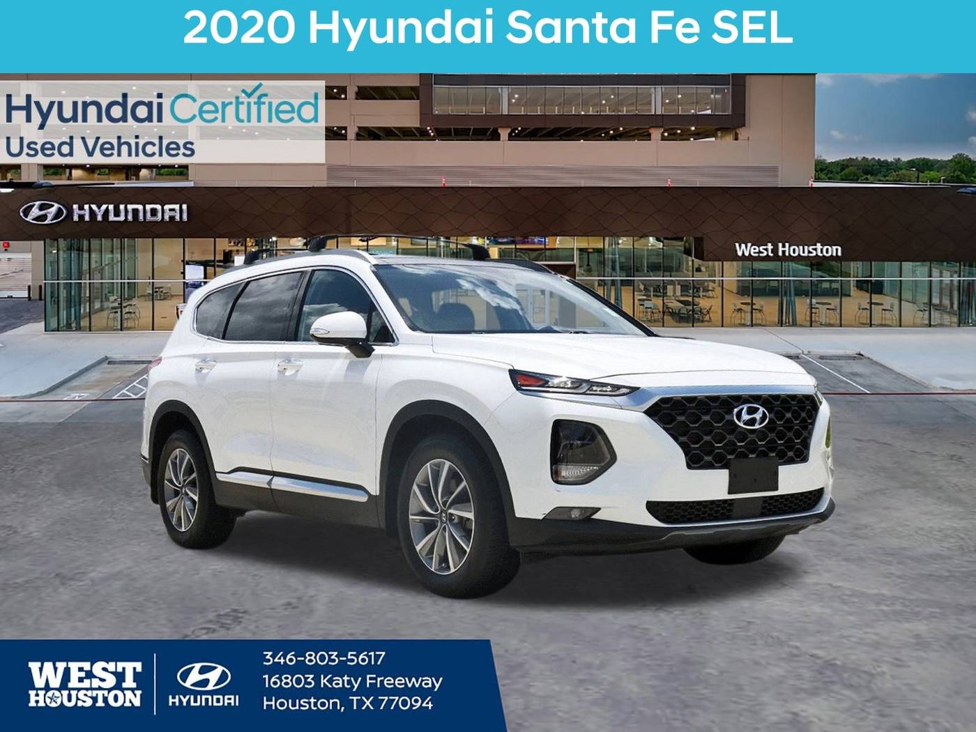 2020 Hyundai Santa Fe SEL — SUV — 48,062 mi — Houston, TX