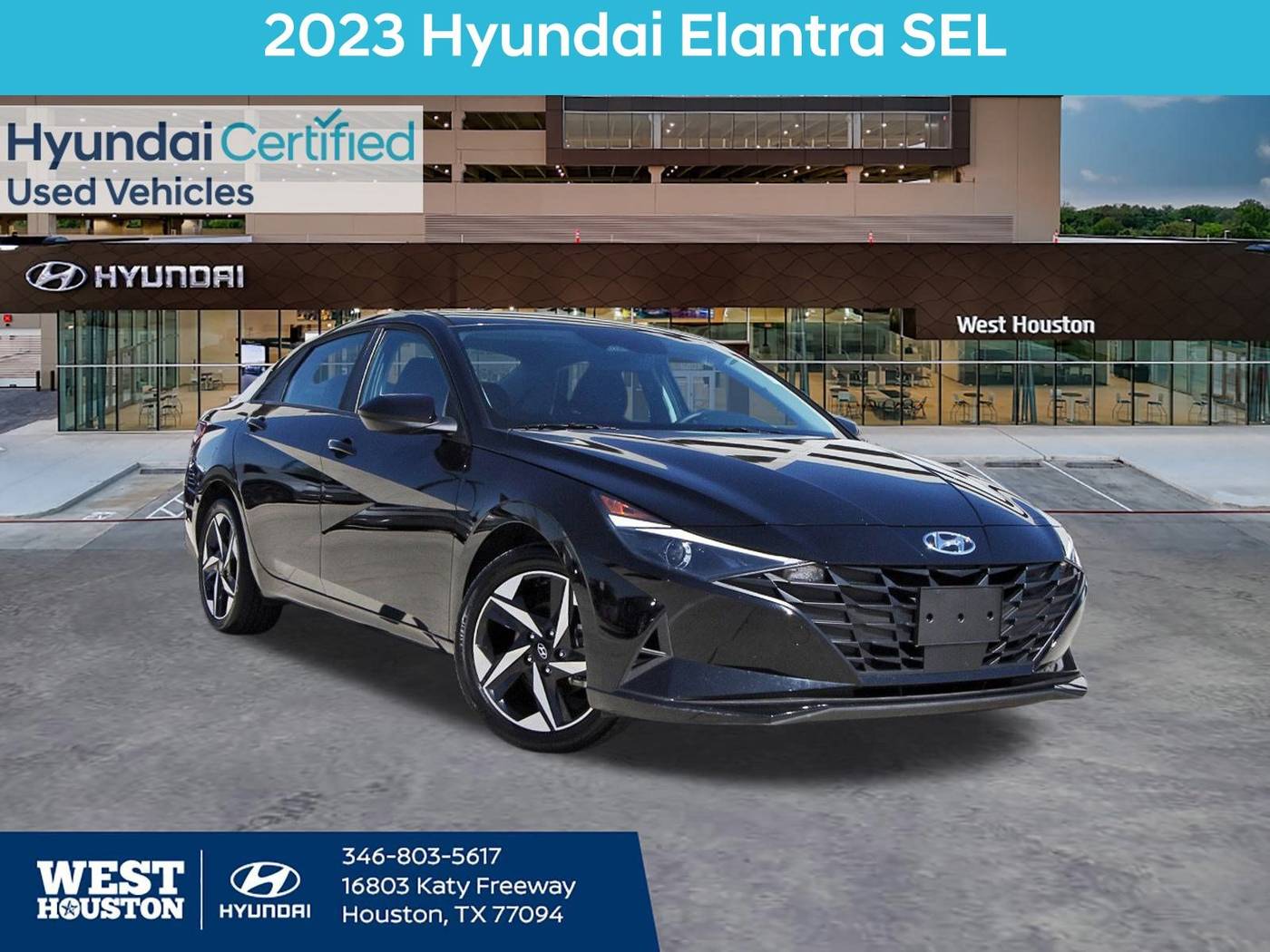 2023 Hyundai Elantra SEL — Sedan — 26,478 mi — Houston, TX