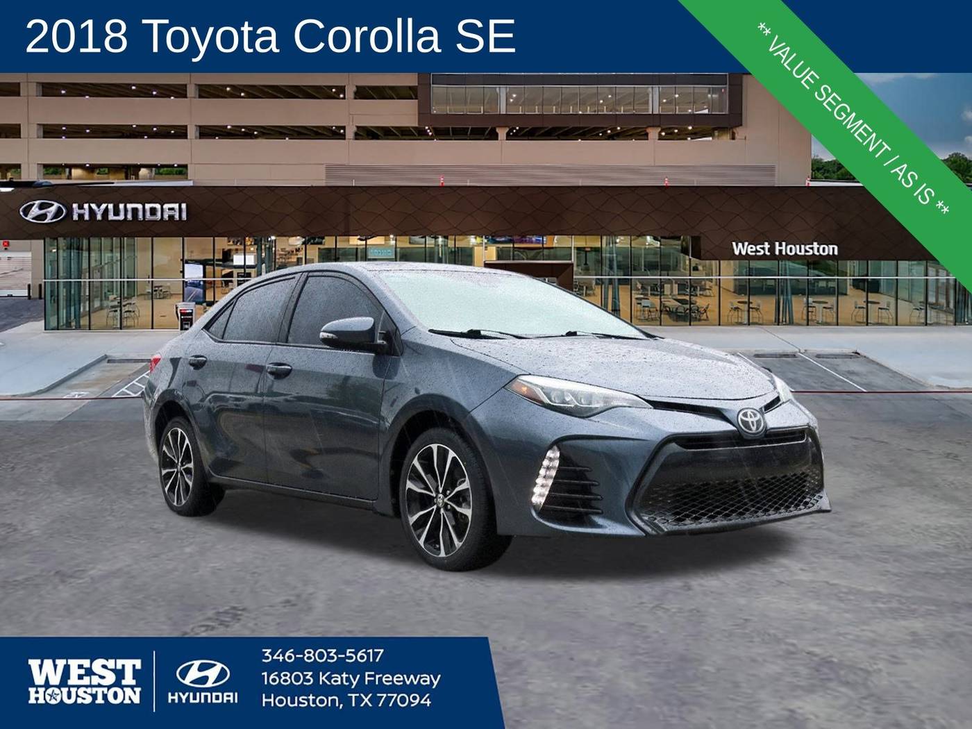 2018 Toyota Corolla L — Sedan — 61,855 mi — Houston, TX