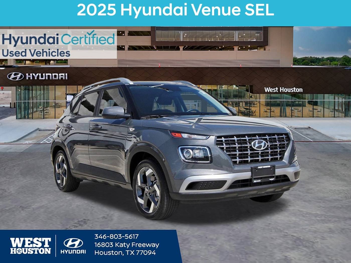 2025 Hyundai Venue SEL — SUV — 7,417 mi — Houston, TX