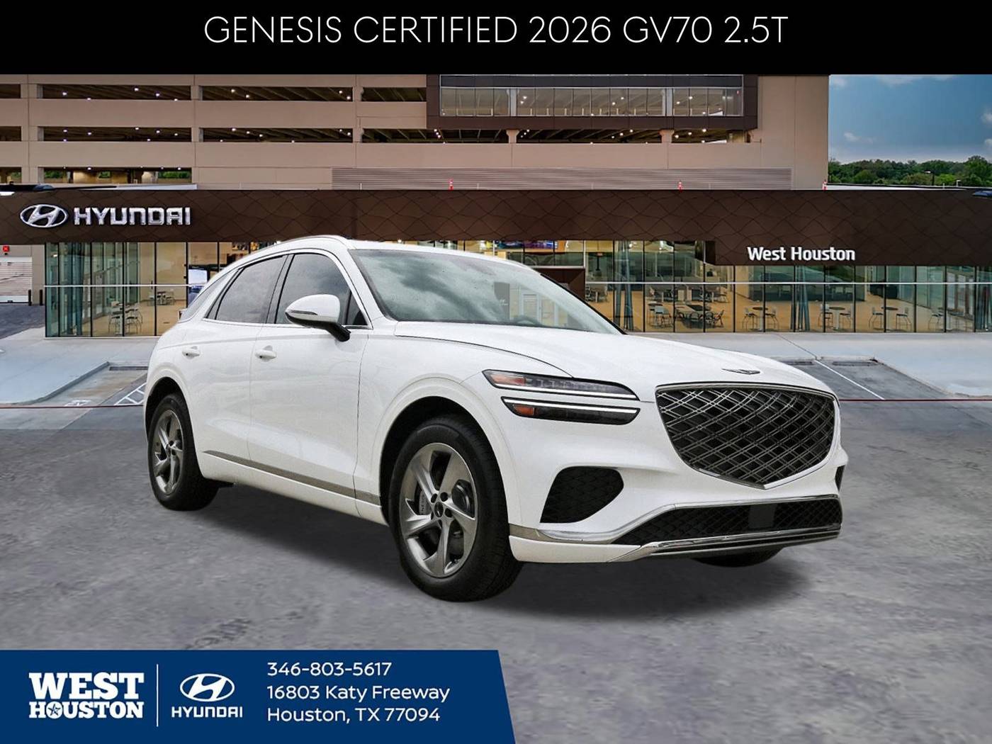 2026 Genesis GV70 2.5T — SUV — 297 mi — Houston, TX