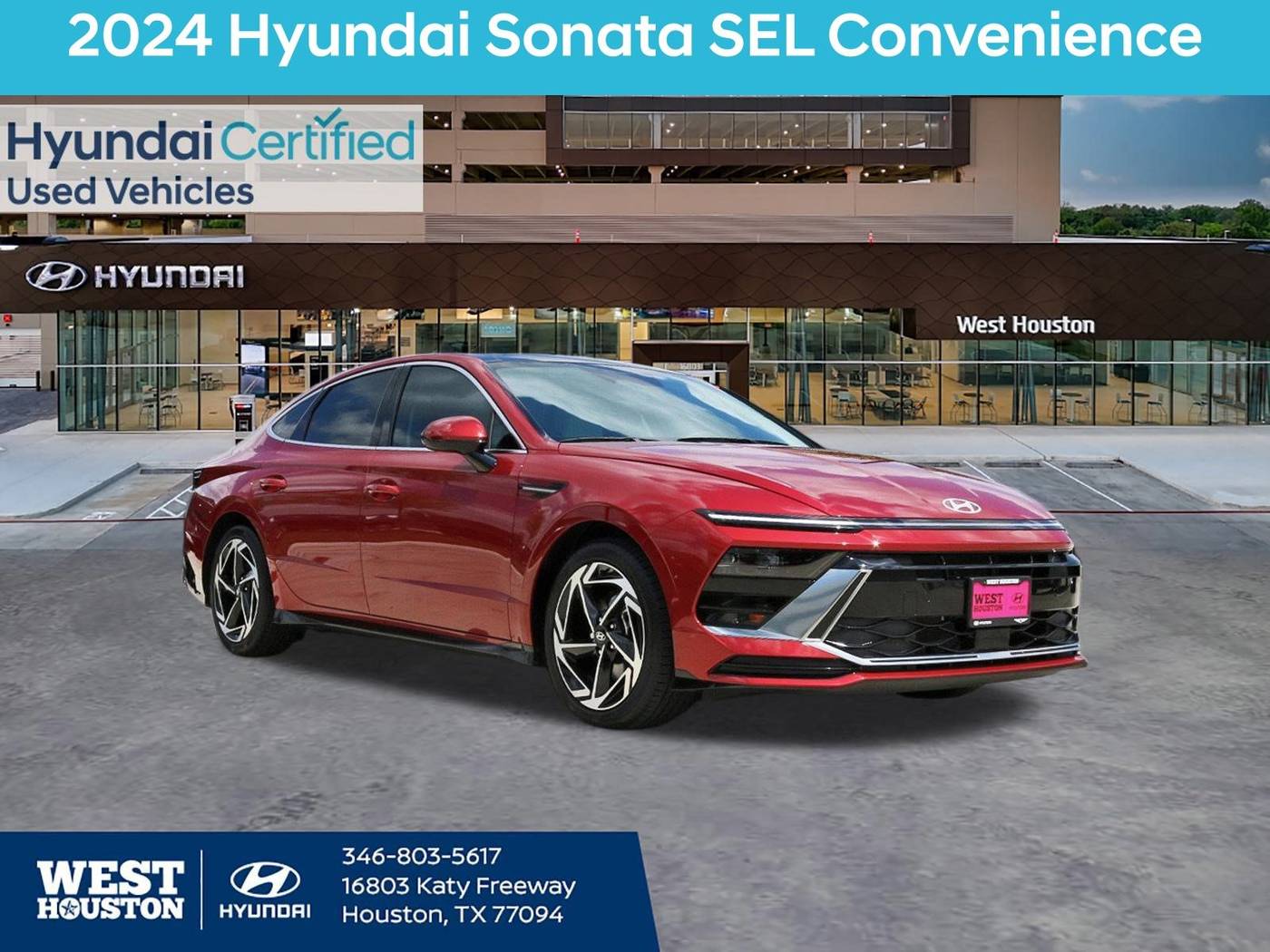 2024 Hyundai Sonata SEL — Sedan — 7,325 mi — Houston, TX