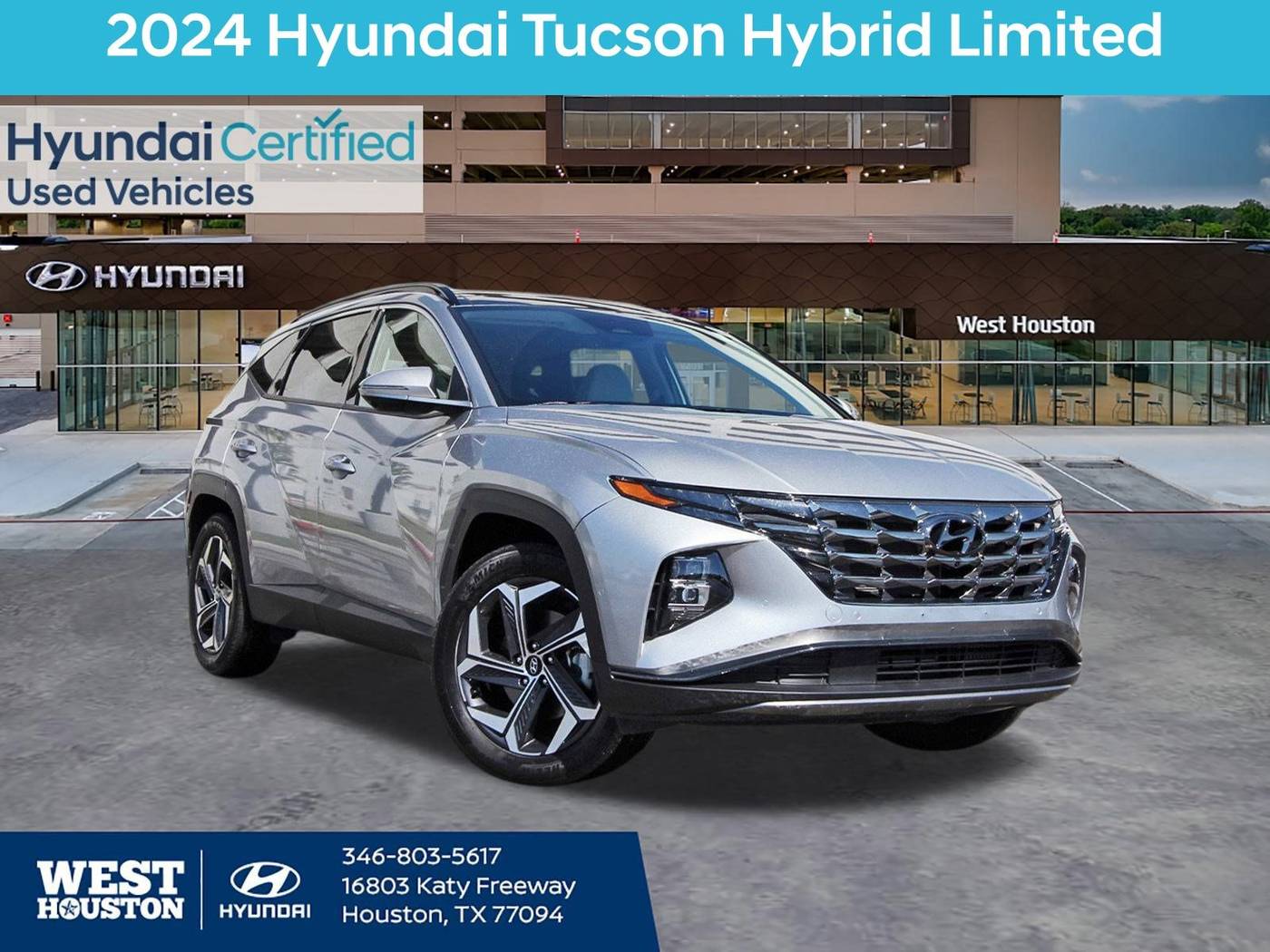 2024 Hyundai Tucson Hybrid Limited — SUV — 13,675 mi — Houston, TX