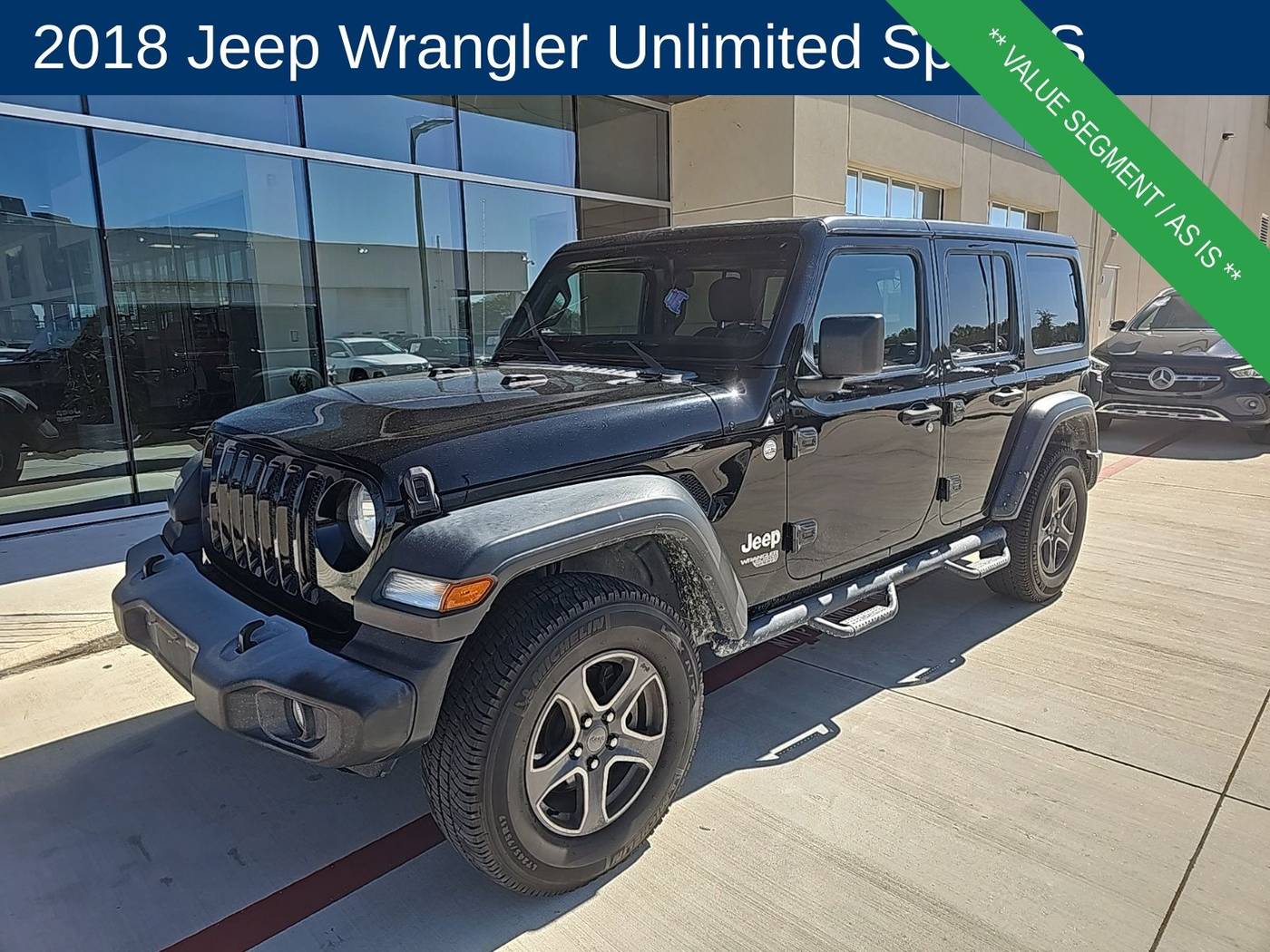 2018 Jeep Wrangler Sport S — SUV — 83,514 mi — Houston, TX