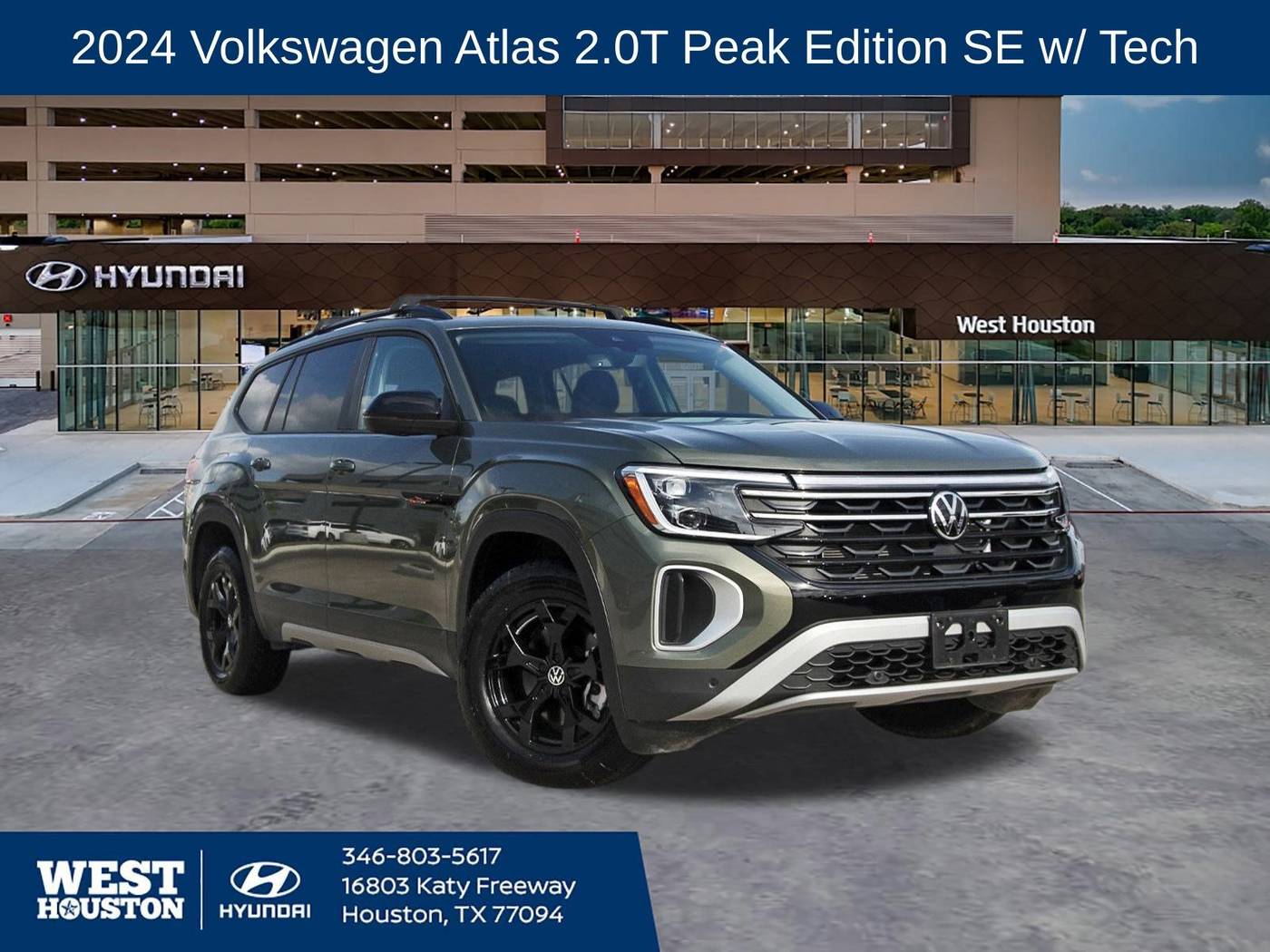 2024 Volkswagen Atlas Peak Edition SE with Technology — SUV — 11,274 mi — Houston, TX