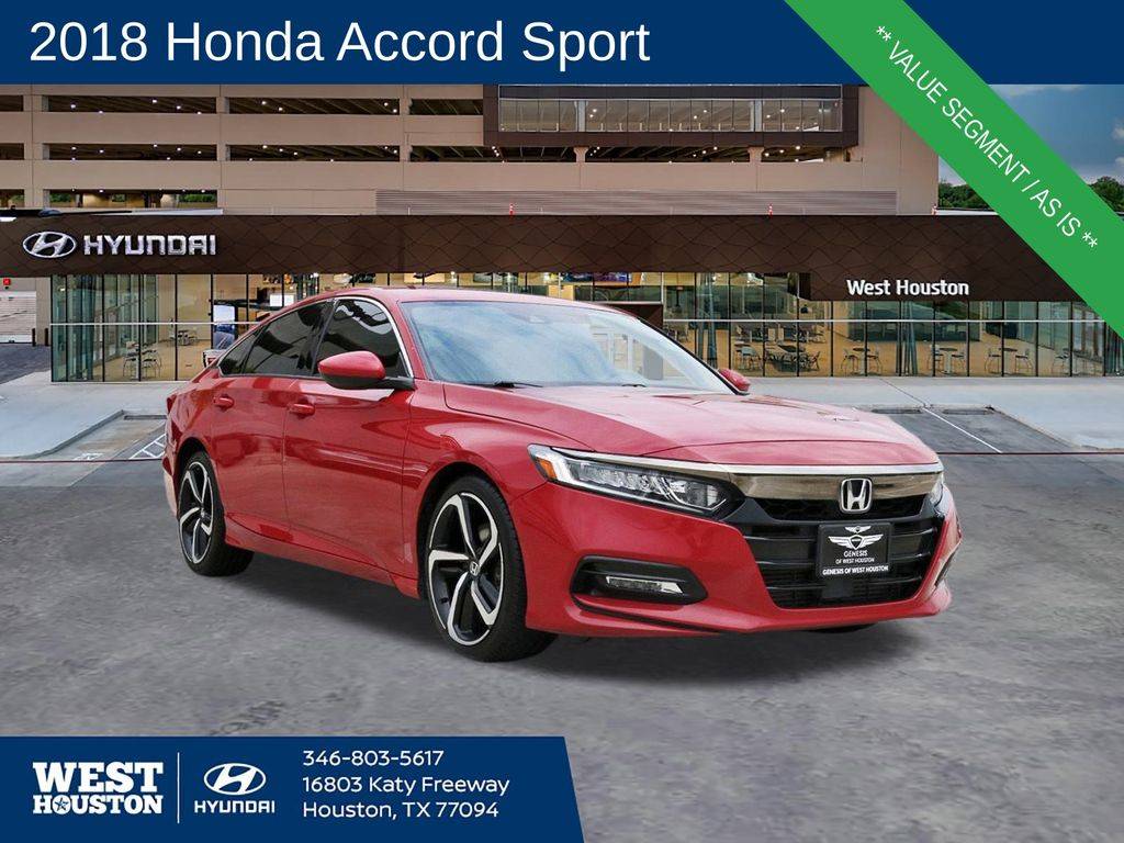 2018 Honda Accord Sport — Sedan — 96,461 mi — Houston, TX
