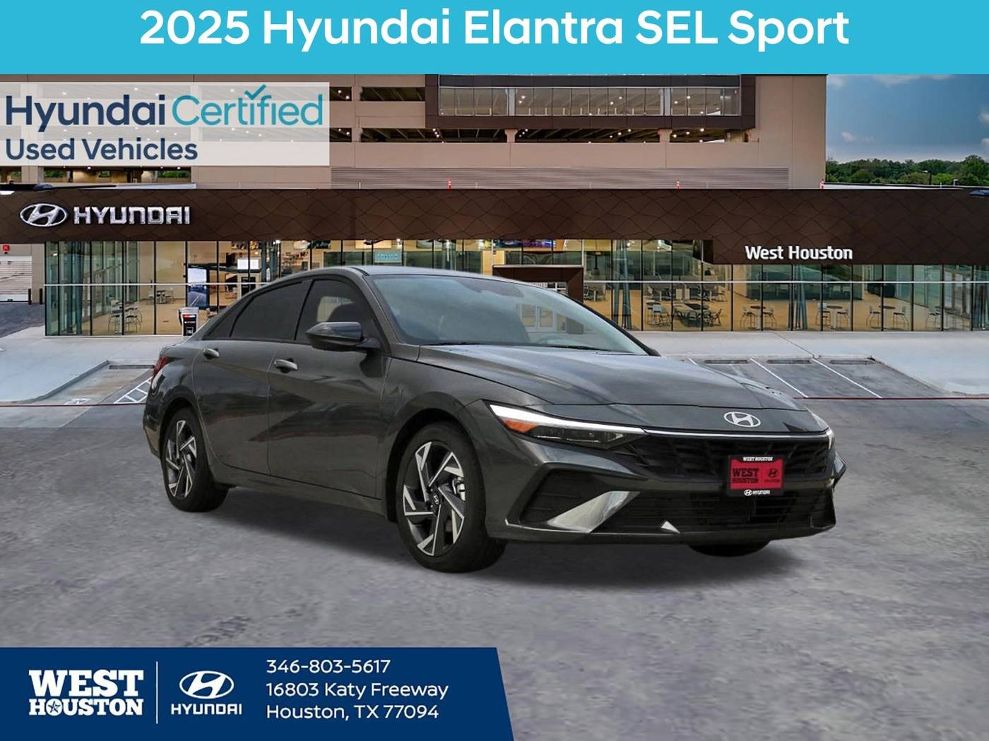 2025 Hyundai Elantra SEL Sport — Sedan — 7,178 mi — Houston, TX