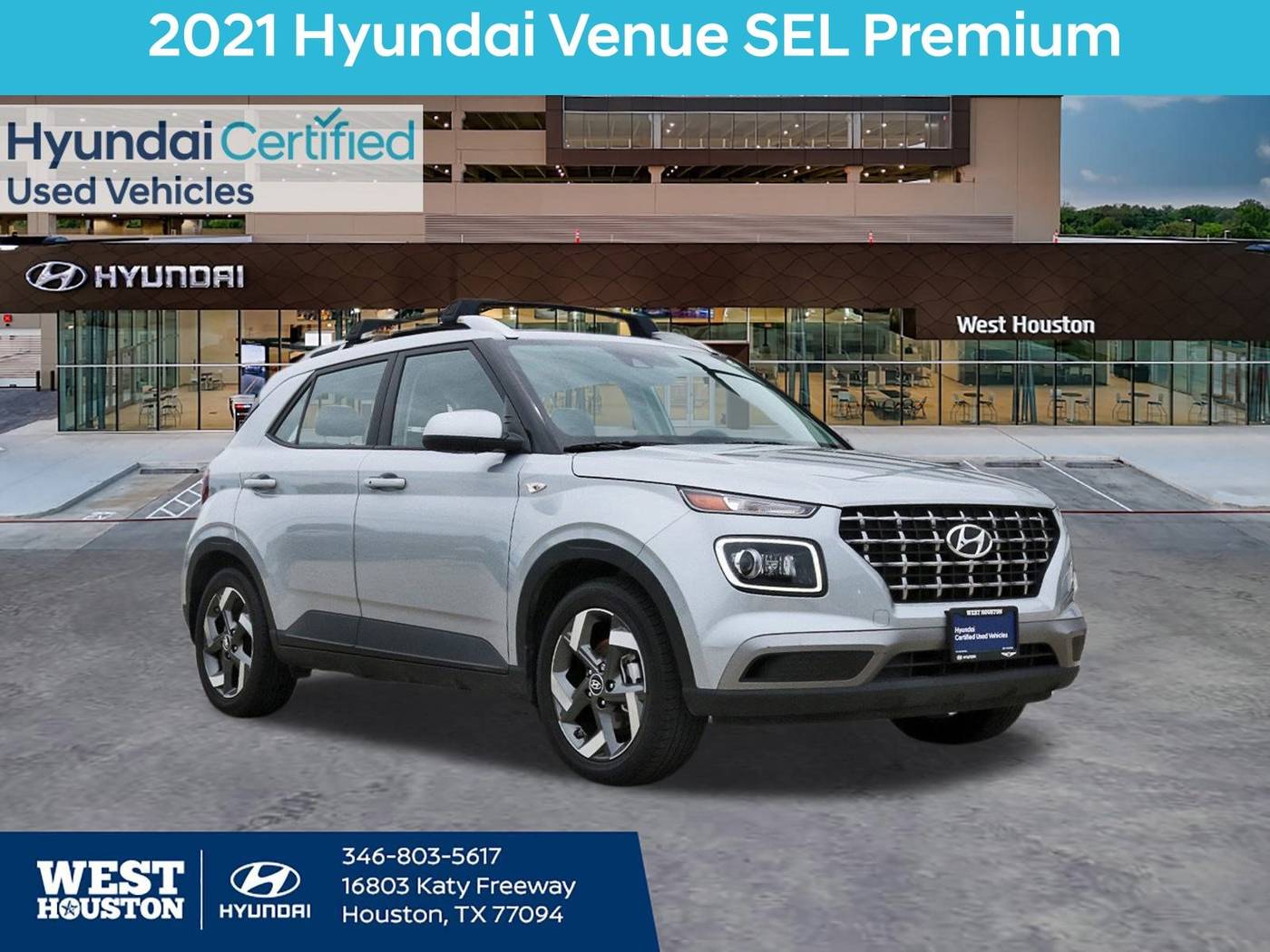 2021 Hyundai Venue SEL — SUV — 23,373 mi — Houston, TX
