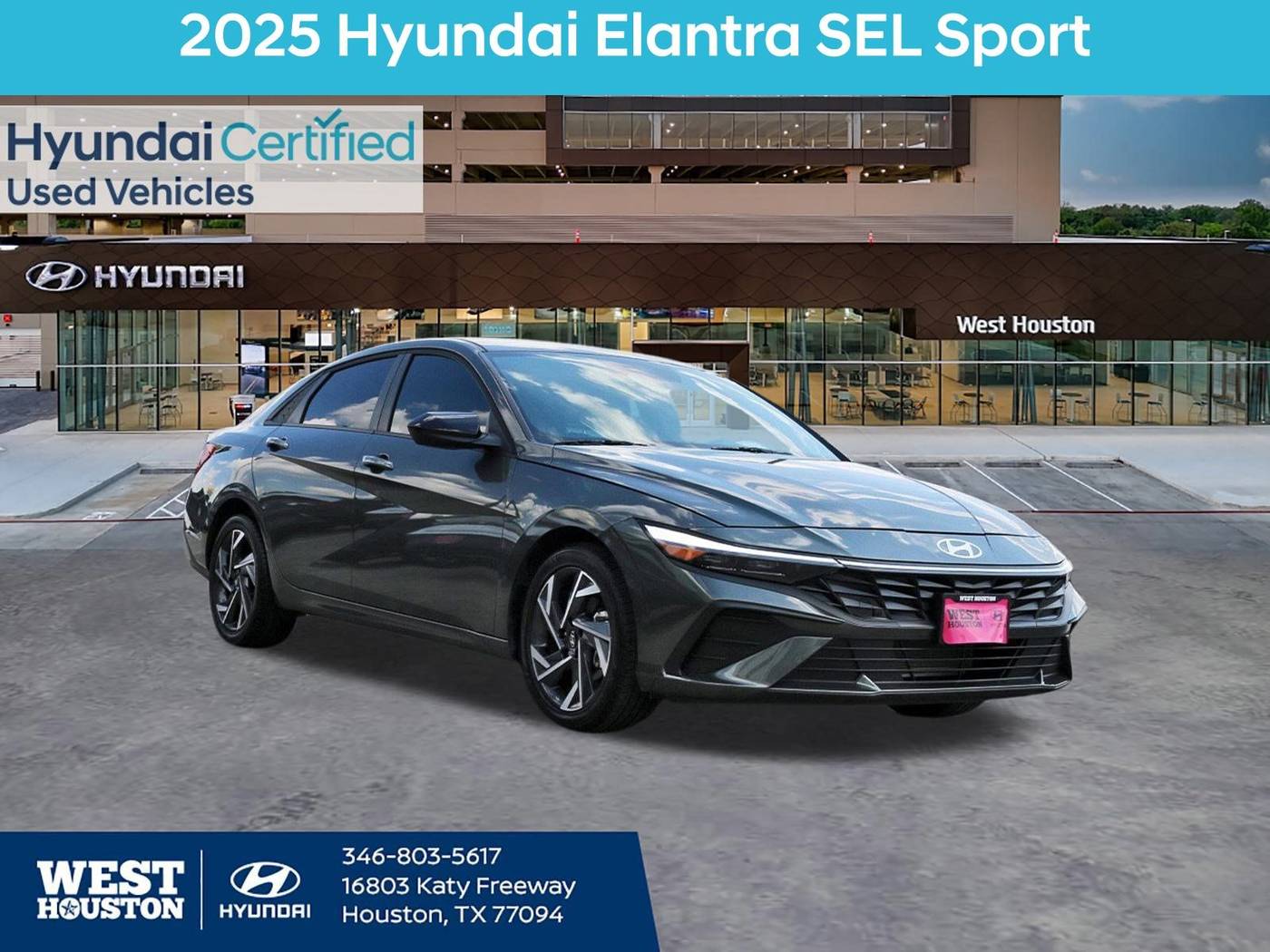 2025 Hyundai Elantra SEL Sport — Sedan — 5,232 mi — Houston, TX