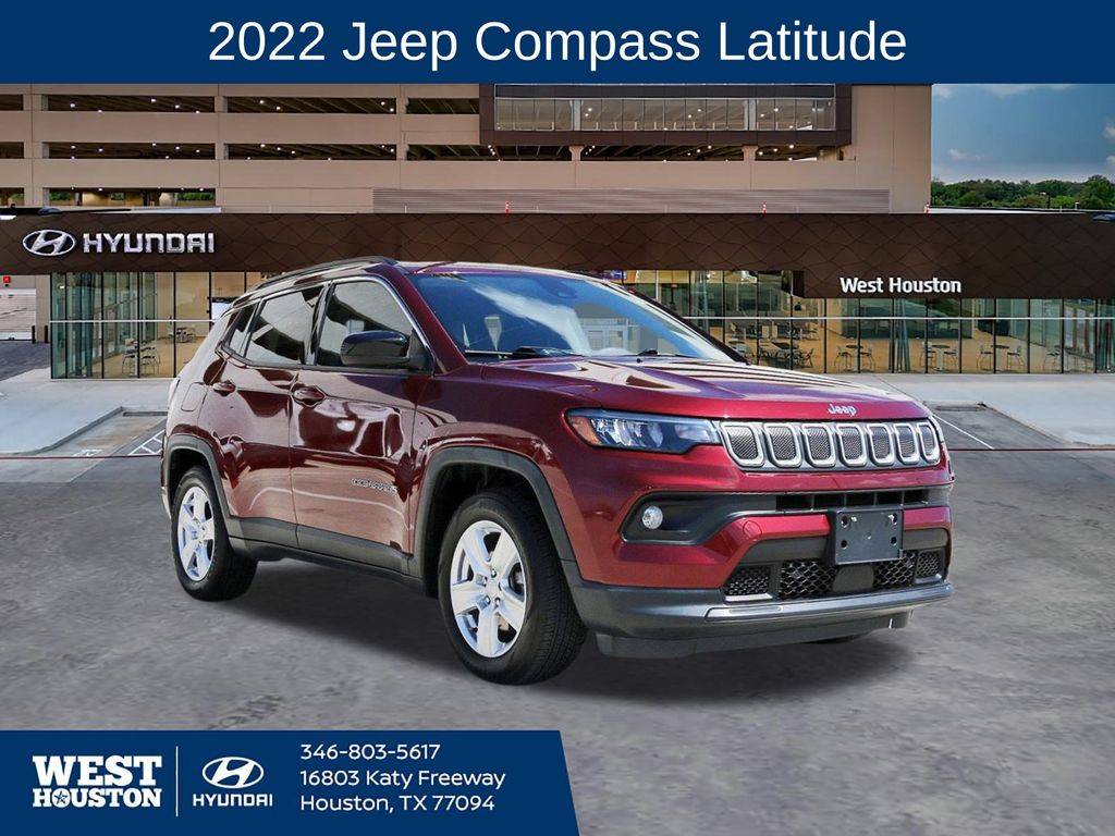 2022 Jeep Compass Latitude — SUV — 34,616 mi — Houston, TX