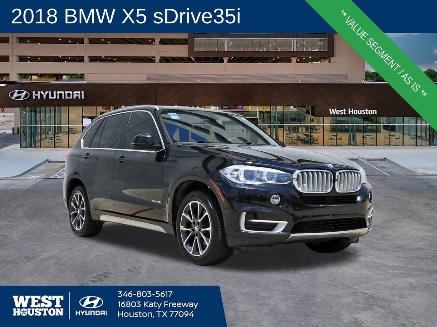 2018 BMW X5 35i — SUV — 88,019 mi — Houston, TX