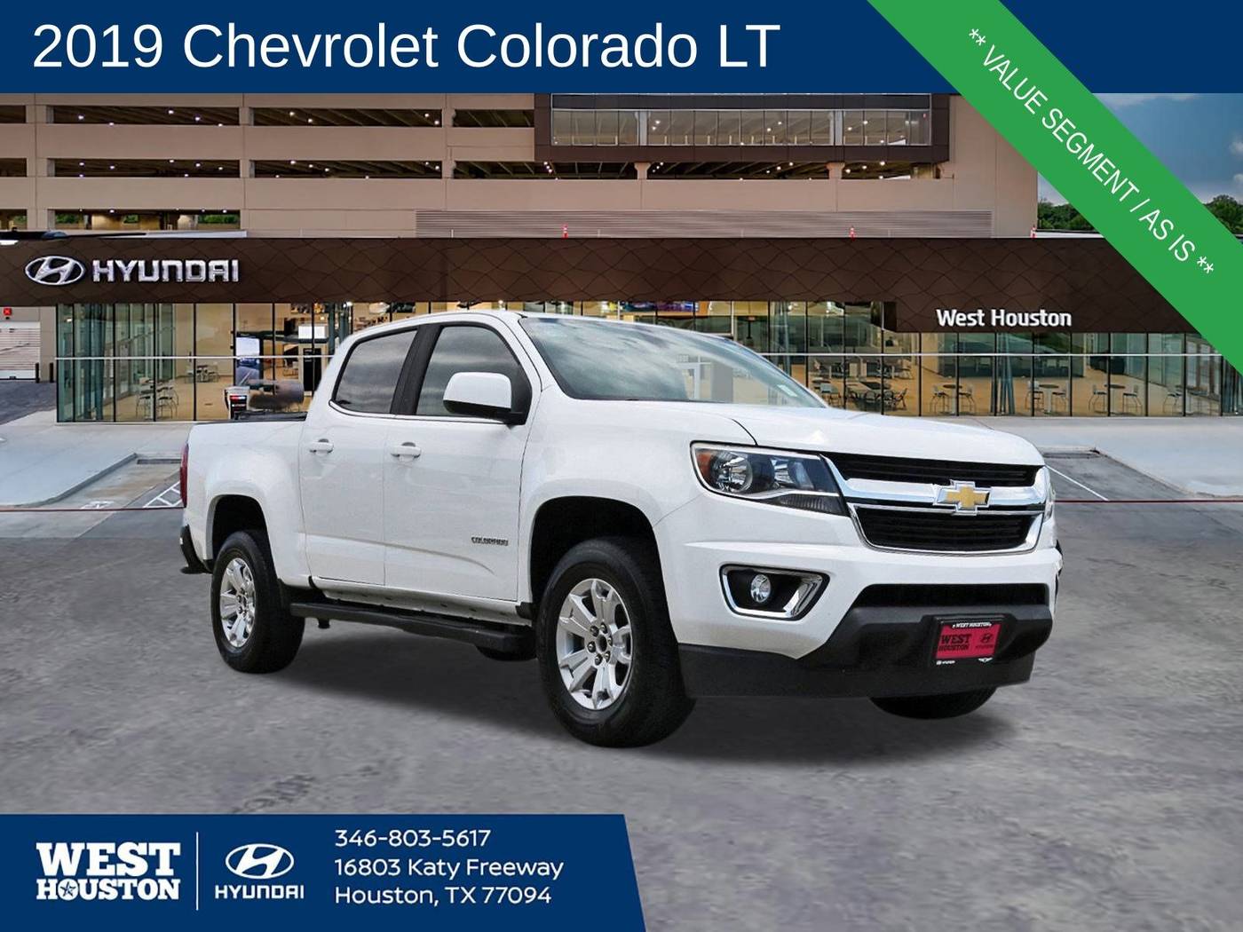 2019 Chevrolet Colorado LT — Pickup Truck — 77,126 mi — Houston, TX
