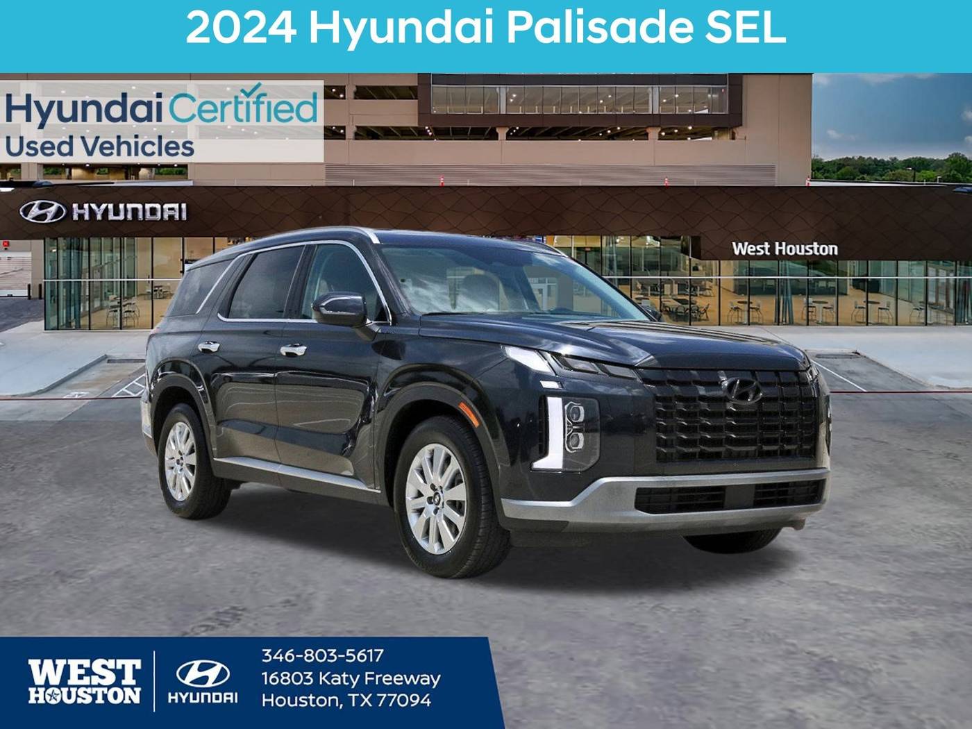 2024 Hyundai Palisade SEL — SUV — 24,670 mi — Houston, TX