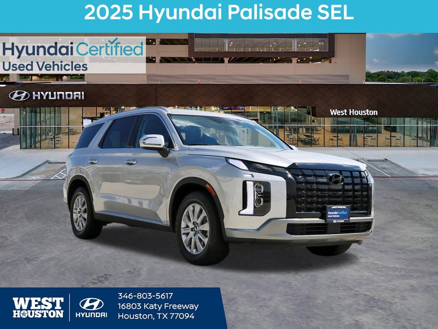 2025 Hyundai Palisade SEL — SUV — 15,636 mi — Houston, TX